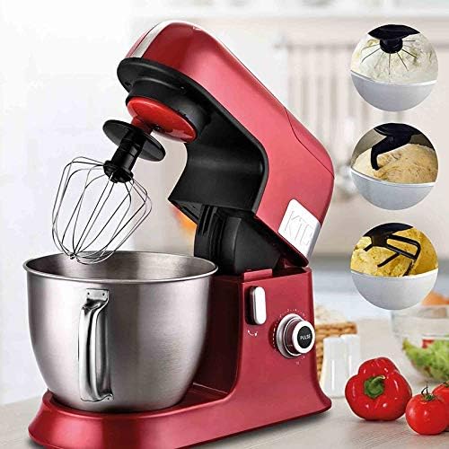 KitchenCook Expert XL – Robot pétrin + Blender (6,5 L, Rouge)