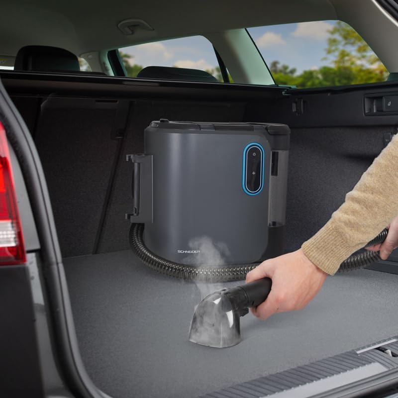 SCHNEIDER SCVCO24DEC – Nettoyeur vapeur & aspiration (Black)