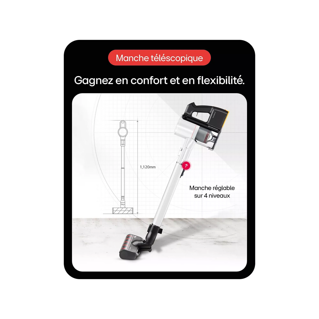 LG A9C‑SLIM1C – Aspirateur balai sans fil