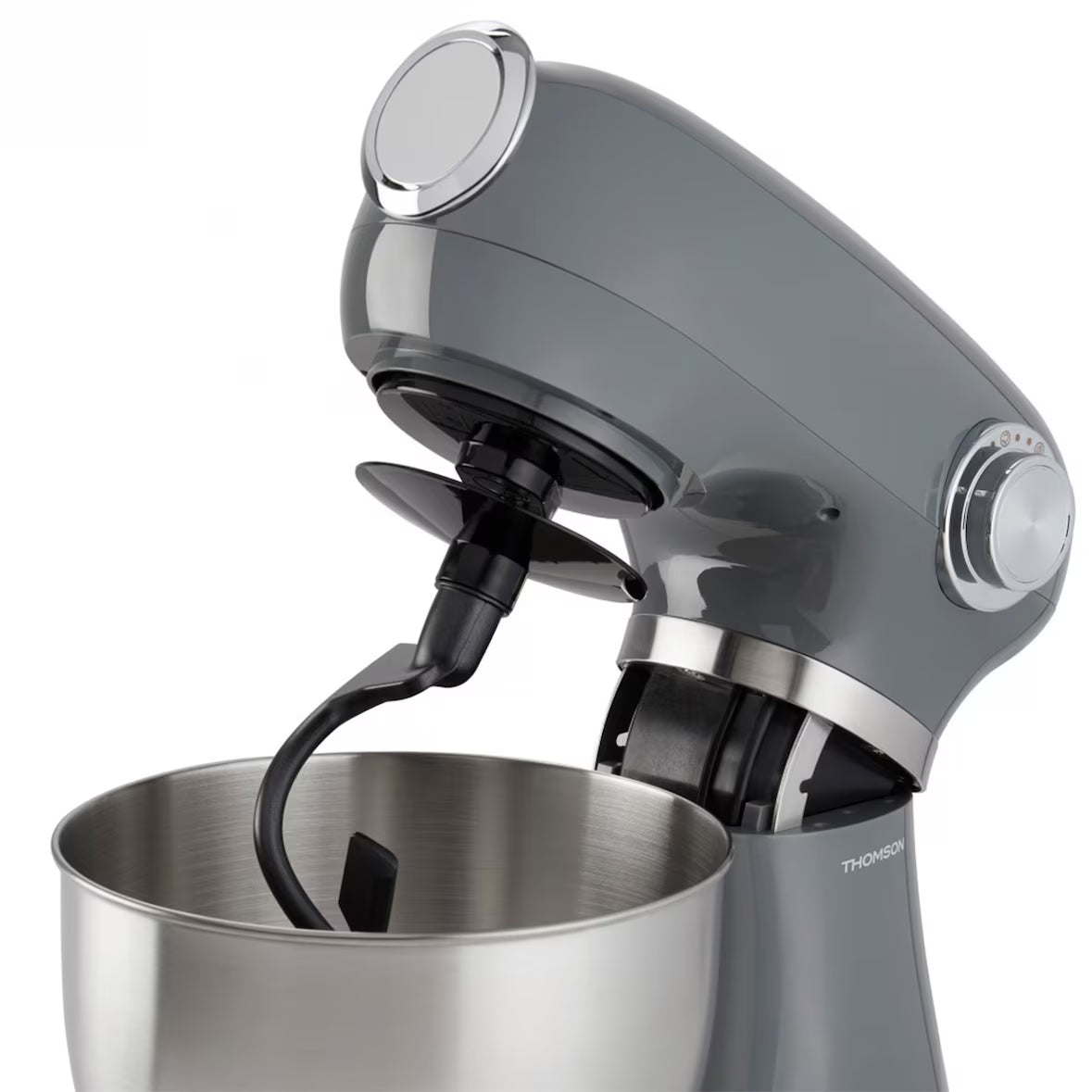 Robot pâtissier THOMSON THFP3510G – 1000 W – Style rétro – Bol inox 5 L